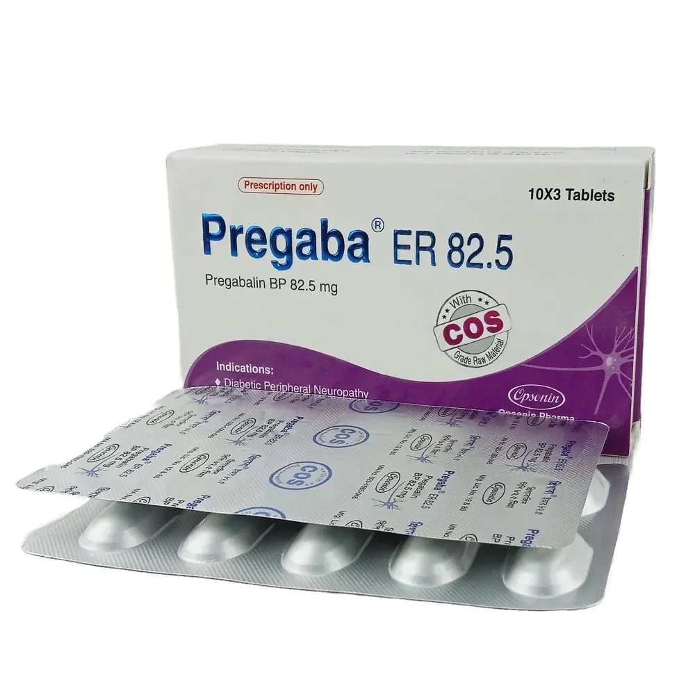 Pregaba ER 82.5mg 30's