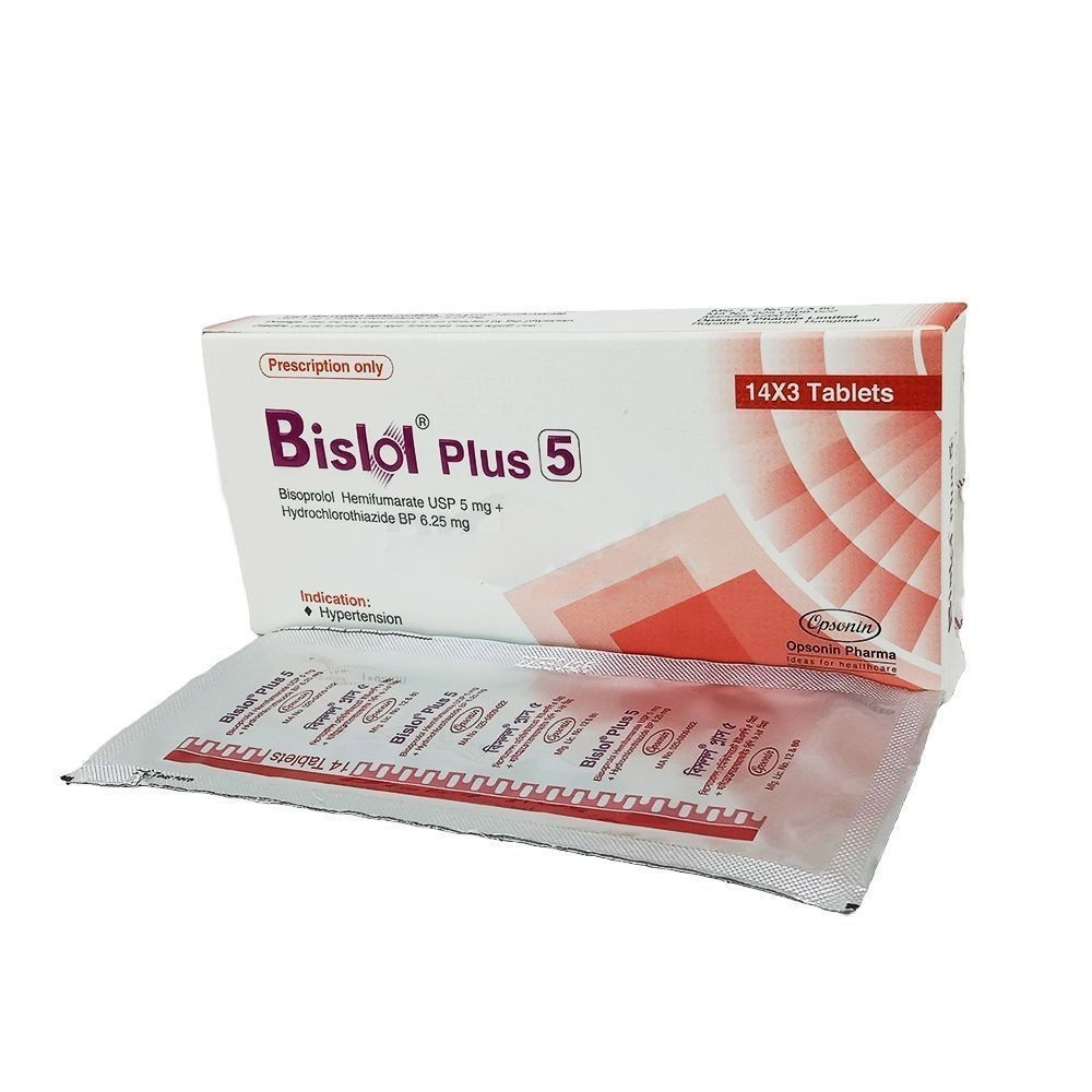 Bislol Plus 5mg 56's