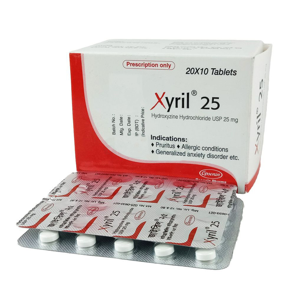 Xyril 25mg 200's