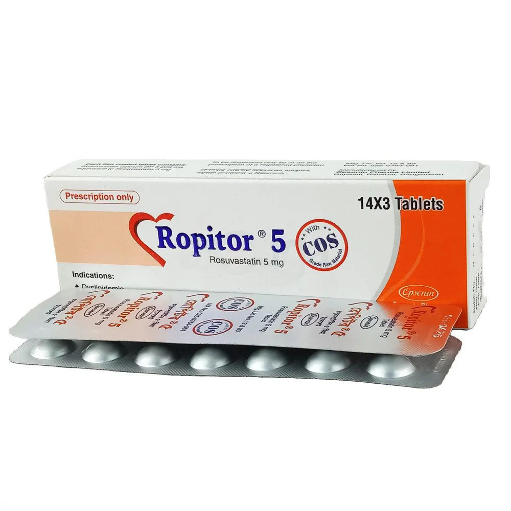 Ropitor 5mg 42's