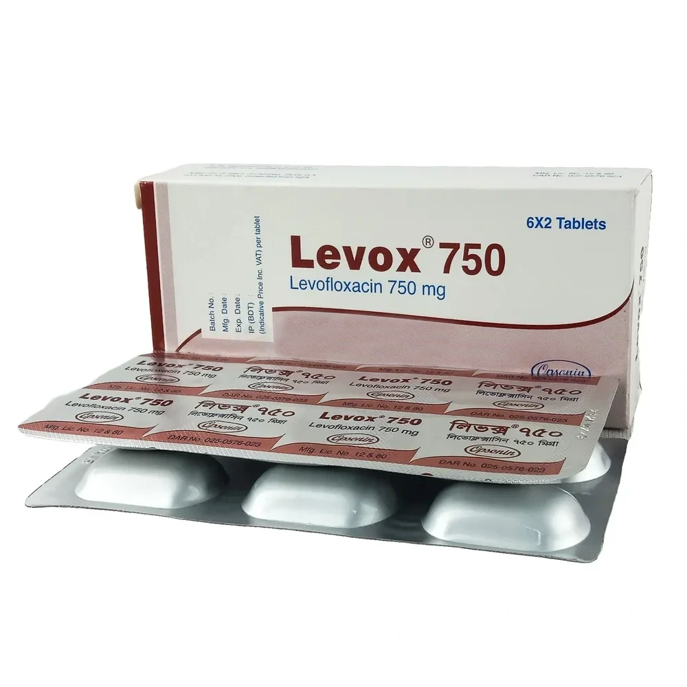 Levox 750mg 12's