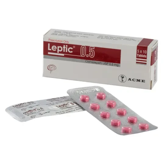 Leptic .5mg 100's