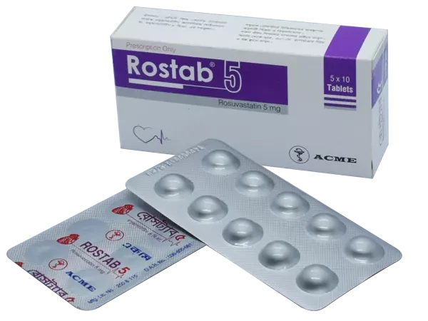 Rostab 5mg 50's