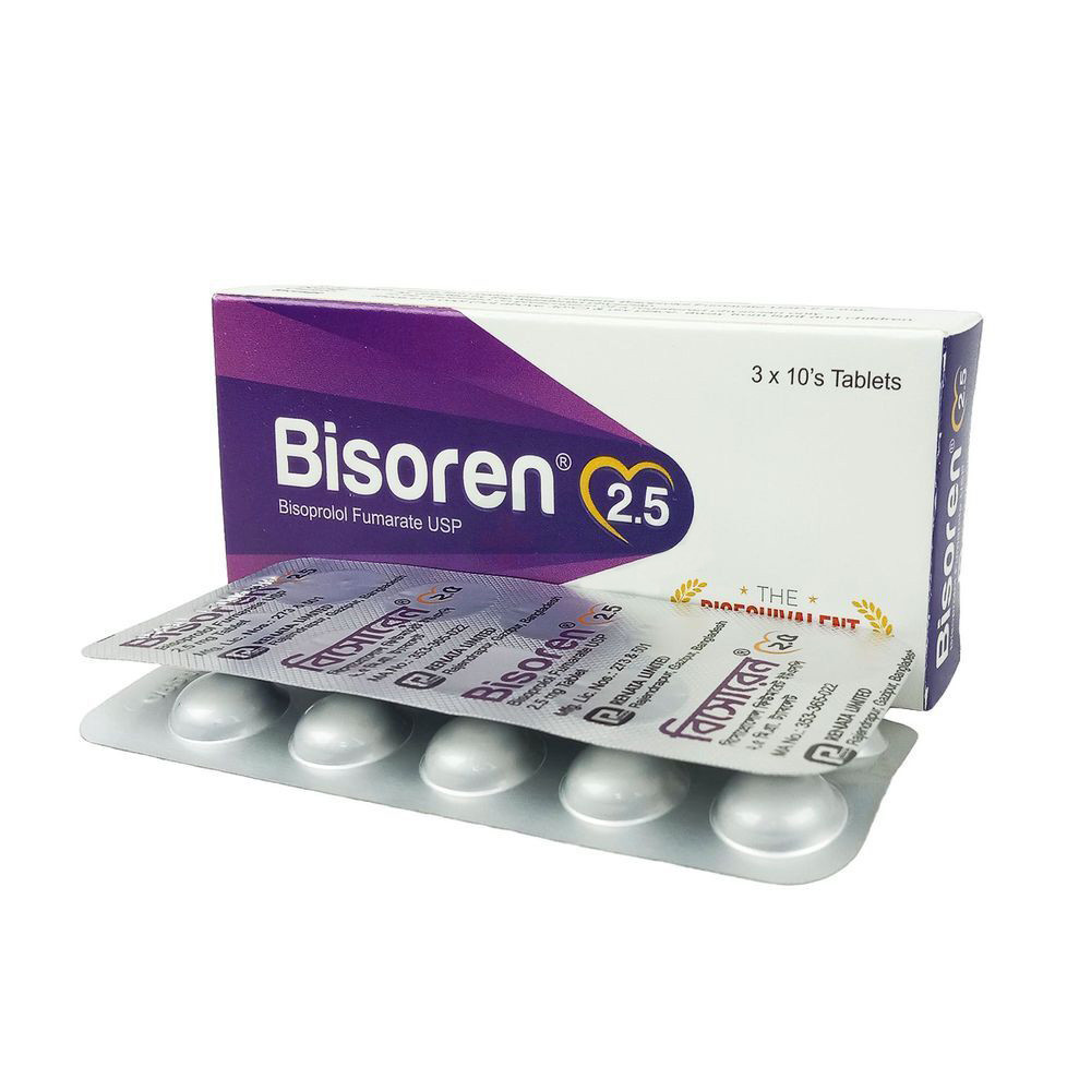 Bisoren 2.5mg 30's
