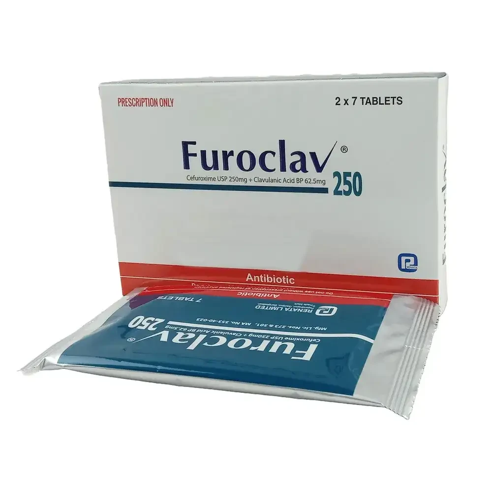 Furoclav 250mg 14's