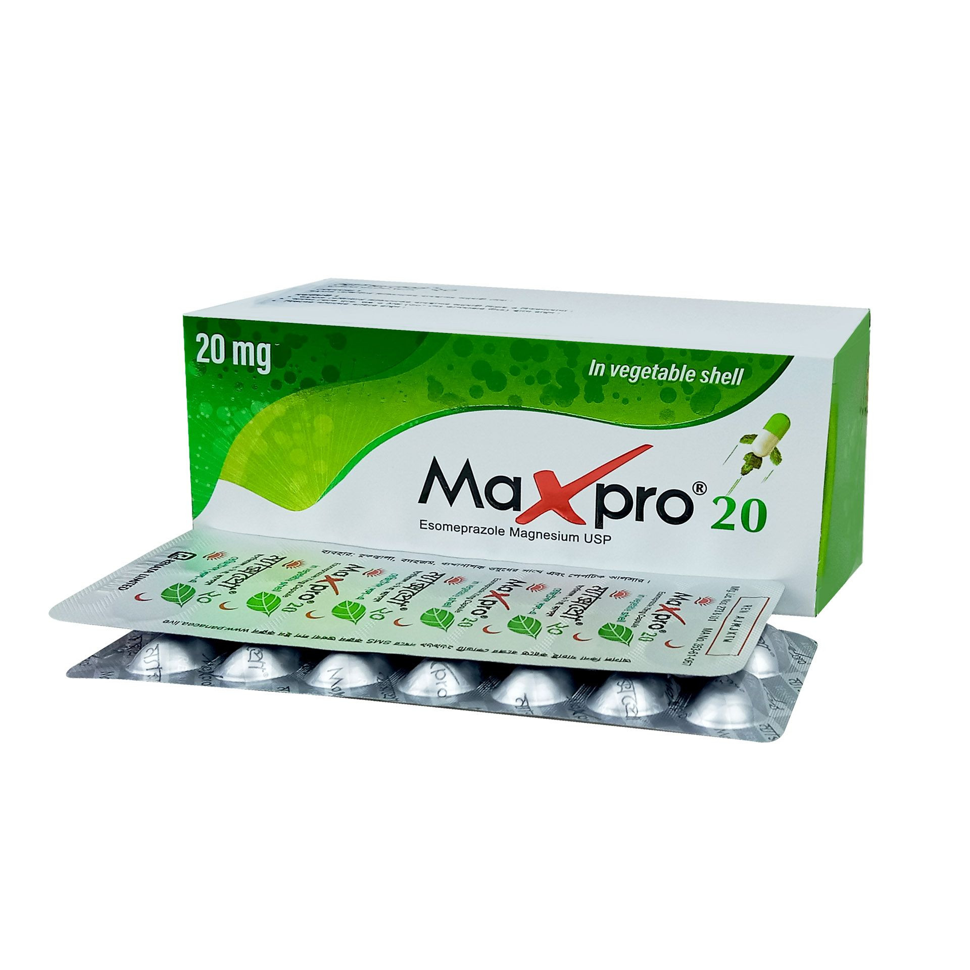 Maxpro 20mg cap 140's