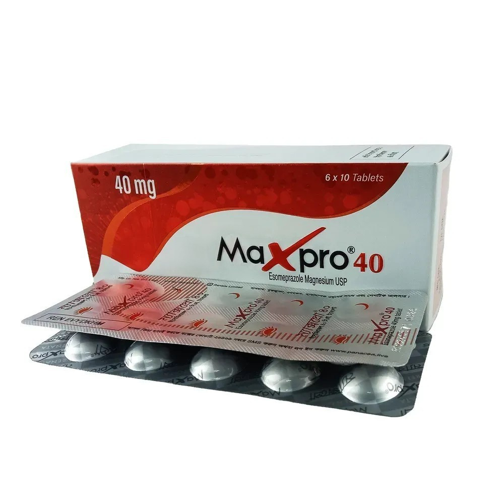 Maxpro 40mg tab 60's